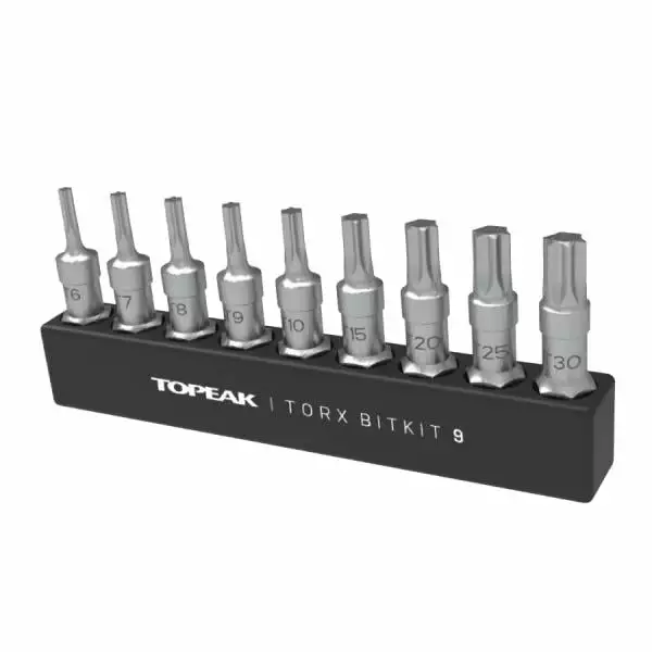 Jeu De 9 Embouts Clés Torx TOPEAK TORX BITKIT 9 4 Jeu De 9 Embouts Clés Torx TOPEAK TORX BITKIT 9 – Image 2
