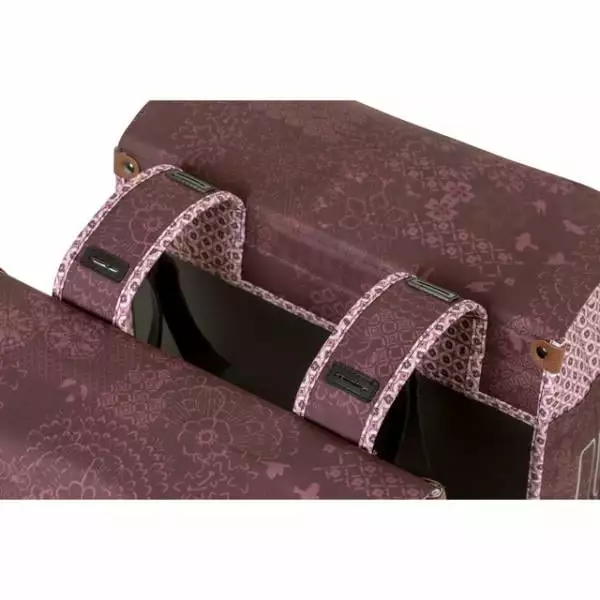 Paire De Sacoches De Porte-Bagages BASIL BOHEME 35L Rouge 10 Paire De Sacoches De Porte-Bagages BASIL BOHEME 35L Rouge – Image 8