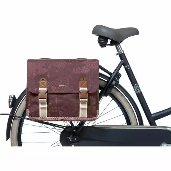 Paire De Sacoches De Porte-Bagages BASIL BOHEME 35L Rouge 8 Paire De Sacoches De Porte-Bagages BASIL BOHEME 35L Rouge – Image 6