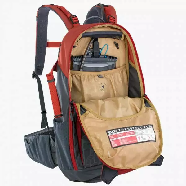 Sac à Dos Avec Dorsale EVOC NEO 16L Gris Rouge 6 Sac à Dos Avec Dorsale EVOC NEO 16L Gris Rouge – Image 4