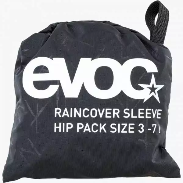 Housse De Pluie EVOC RAINCOVER SLEEVE Pour Sacoche Banane HIP PACK Noir 6 Housse De Pluie EVOC RAINCOVER SLEEVE Pour Sacoche Banane HIP PACK Noir – Image 4