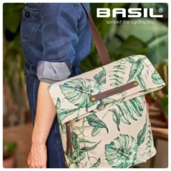 Sacoche De Porte-Bagages BASIL EVER GREEN Sac 14-19L Beige -Sacs à Dos et Bananes Soldes 600x600 211881 1605622736785