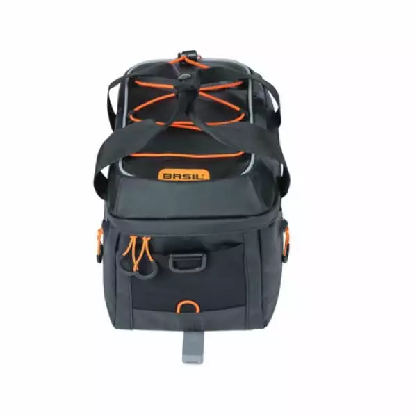 Sacoche De Porte-Bagages BASIL Miles Tarpaulin MIK 7L Noir/Orange 13 Sacoche De Porte-Bagages BASIL Miles Tarpaulin MIK 7L Noir/Orange – Image 11