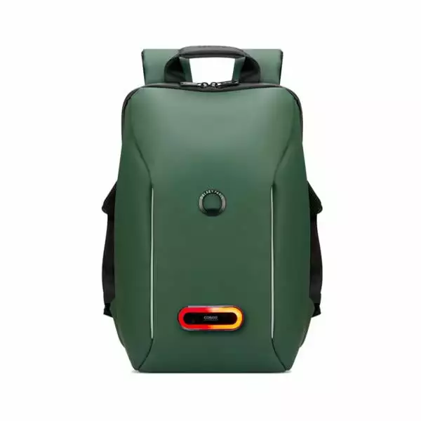 Sac à Dos Urbain DELSEY Vert + Feu COSMO 3 Sac à Dos Urbain DELSEY Vert + Feu COSMO