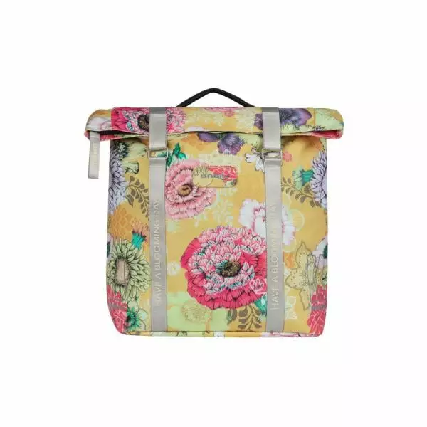 Paire De Sacoches De Porte-Bagages BASIL Bloom Field 28-35L MIK Jaune 4 Paire De Sacoches De Porte-Bagages BASIL Bloom Field 28-35L MIK Jaune – Image 2