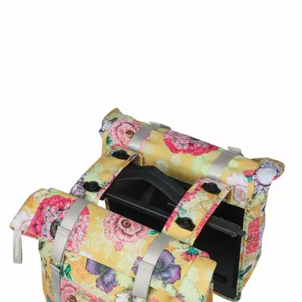 Paire De Sacoches De Porte-Bagages BASIL Bloom Field 28-35L MIK Jaune 11 Paire De Sacoches De Porte-Bagages BASIL Bloom Field 28-35L MIK Jaune – Image 9