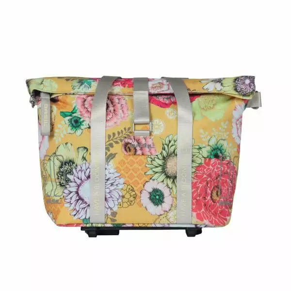 Sacoche De Porte-Bagages BASIL Bloom Field MIK-KF-Hook 8-11L Jaune 4 Sacoche De Porte-Bagages BASIL Bloom Field MIK-KF-Hook 8-11L Jaune – Image 2
