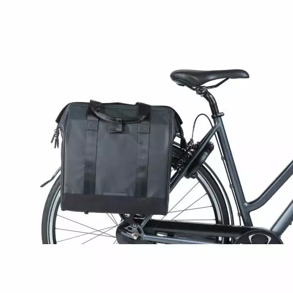 Sacoche De Porte-Bagages BASIL Grand Tarpaulin Shopper 23L Noir 16 Sacoche De Porte-Bagages BASIL Grand Tarpaulin Shopper 23L Noir – Image 14