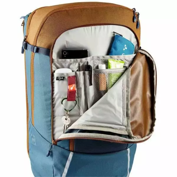 Sacoche De Porte-Bagages VAUDE CYCLE 28 II Bleu/Marron 2022 4 Sacoche De Porte-Bagages VAUDE CYCLE 28 II Bleu/Marron 2022 – Image 2