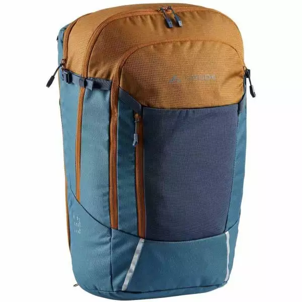 Sacoche De Porte-Bagages VAUDE CYCLE 28 II Bleu/Marron 2022 3 Sacoche De Porte-Bagages VAUDE CYCLE 28 II Bleu/Marron 2022