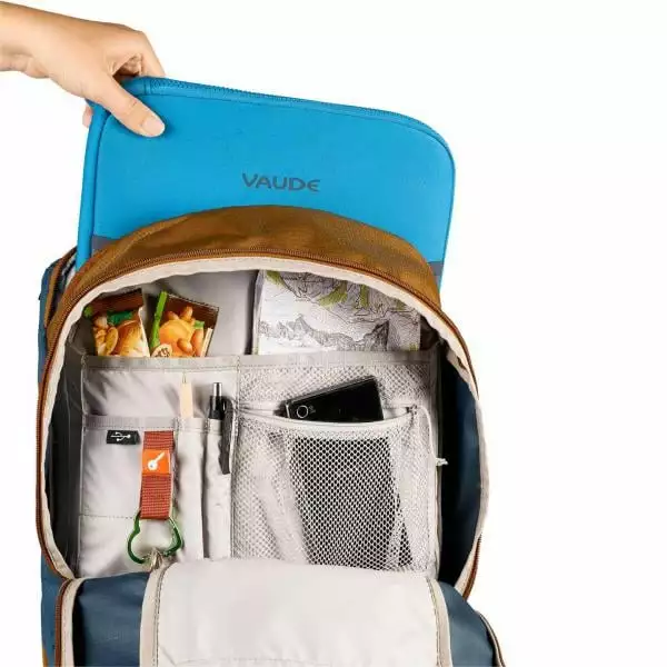 Sacoche De Porte-Bagages VAUDE CYCLE 20 II Noir/Vert 2022 6 Sacoche De Porte-Bagages VAUDE CYCLE 20 II Noir/Vert 2022 – Image 4