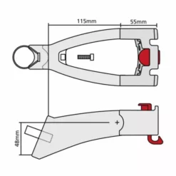Extension Sur Tige De Selle KLICKFIX Avec Fixation 9 Extension Sur Tige De Selle KLICKFIX Avec Fixation -Sacs à Dos et Bananes Soldes 600x600 311695 16632215014744 1