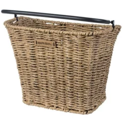 Panier Avant BASIL RATTAN LOOK KF -Sacs à Dos et Bananes Soldes basil bremen rattan look be kf fahrrad braun5B600x6005D 1