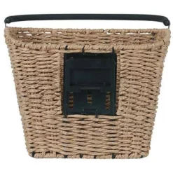 Panier Avant BASIL RATTAN LOOK KF -Sacs à Dos et Bananes Soldes basil bremen rattan look kf fahrradkorb vorne brau2015B600x6005D