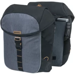 Paire De Sacoches De Porte-Bagages BASIL MILES MIK (34L) Bleu 2022 -Sacs à Dos et Bananes Soldes basil miles doppelte fahrradtasche fuer mik system5B600x6005D 1