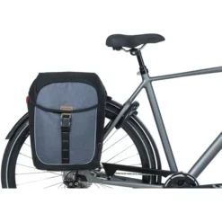 Paire De Sacoches De Porte-Bagages BASIL MILES MIK (34L) Bleu 2022 -Sacs à Dos et Bananes Soldes basil miles doppelte fahrradtasche fuer mik system 5 5B600x6005D